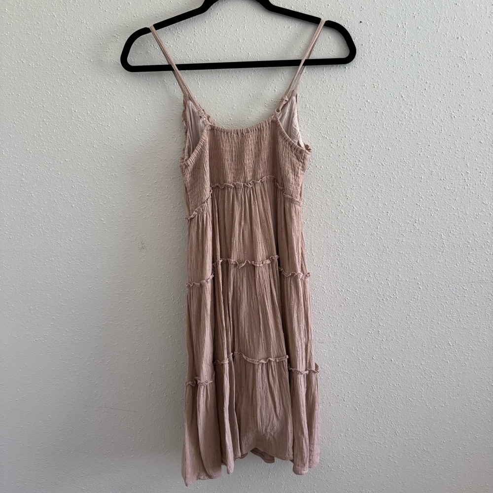 Sim & Sam Flowy Boho Tiered Midi Dress - M - Picture 6 of 6